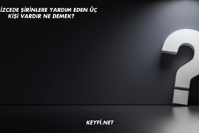 İngilizcede Şirinlere Yardım Eden Üç Kişi Vardır Ne Demek?