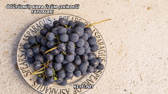 Öğütülmüş Kara Üzüm Çekirdeği Faydaları